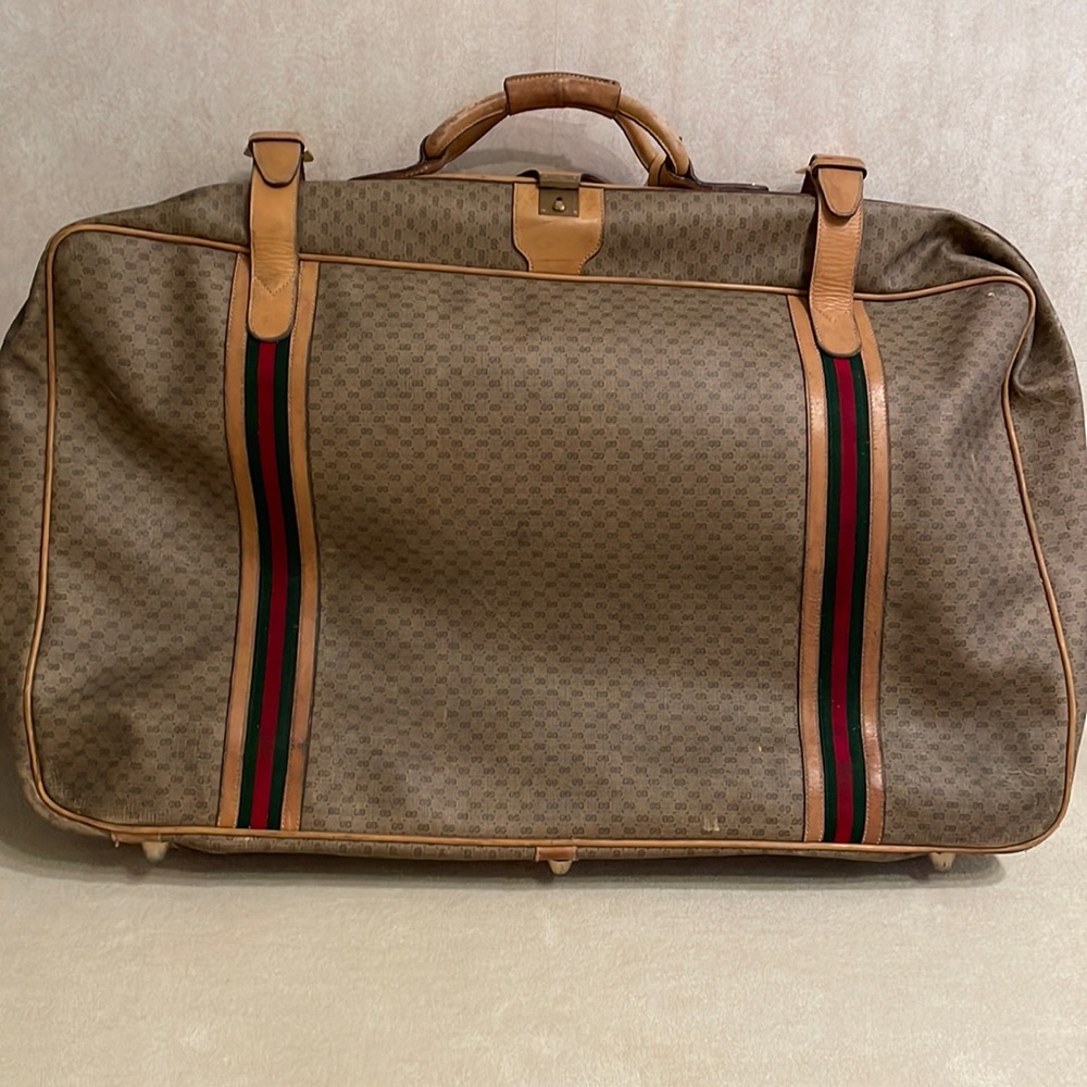 GUCCI VINTAGE large suitcase